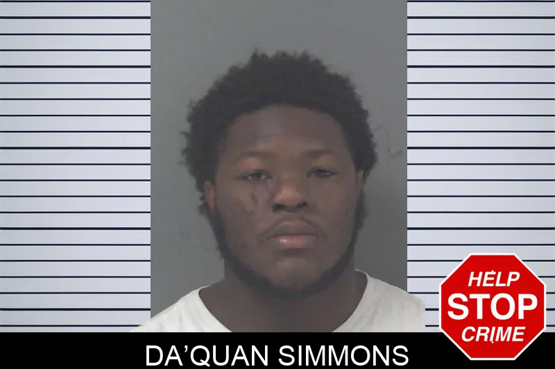 Da’Quan Simmons mugshot