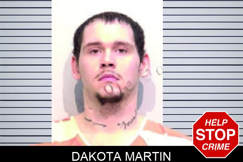 Dakota Martin mugshot