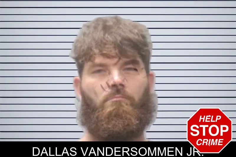 Dallas Vandersommen Jr. mugshot