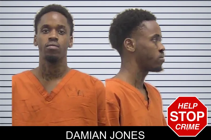 Damian Jones mugshot