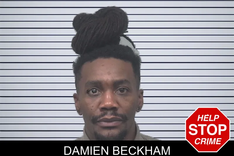 Damien Beckham mugshot