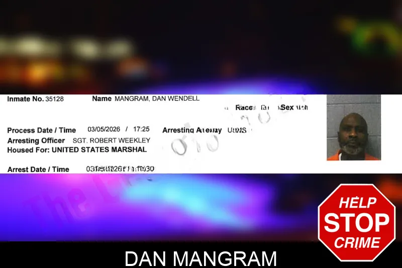 Dan Mangram mugshot