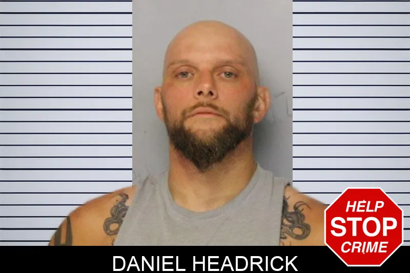Daniel Headrick mugshot