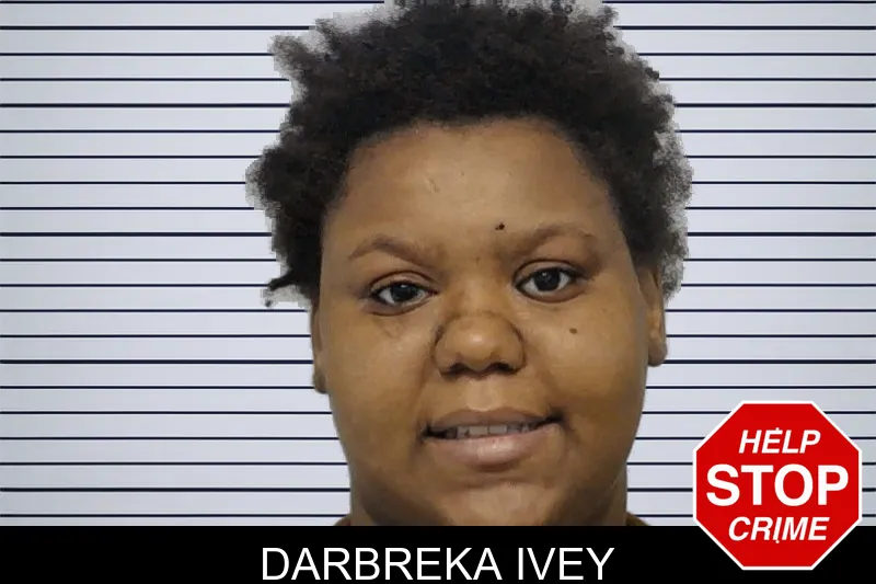 Darbreka Ivey mugshot – Bibb County , Georgia Darbreka Ivey mugshot