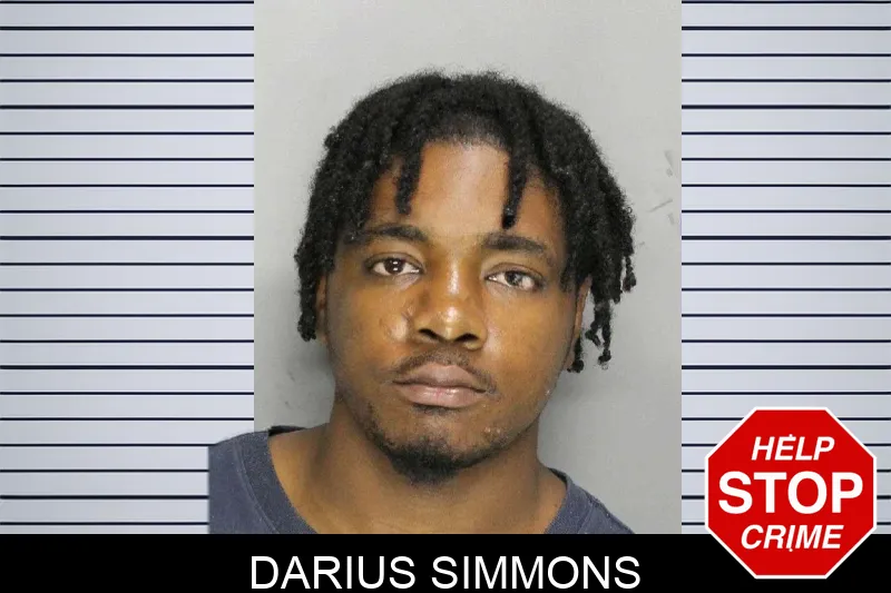Darius Simmons mugshot