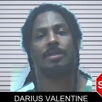 Darius Valentine mugshot