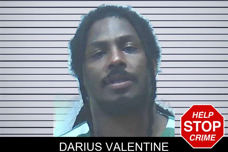 Darius Valentine mugshot