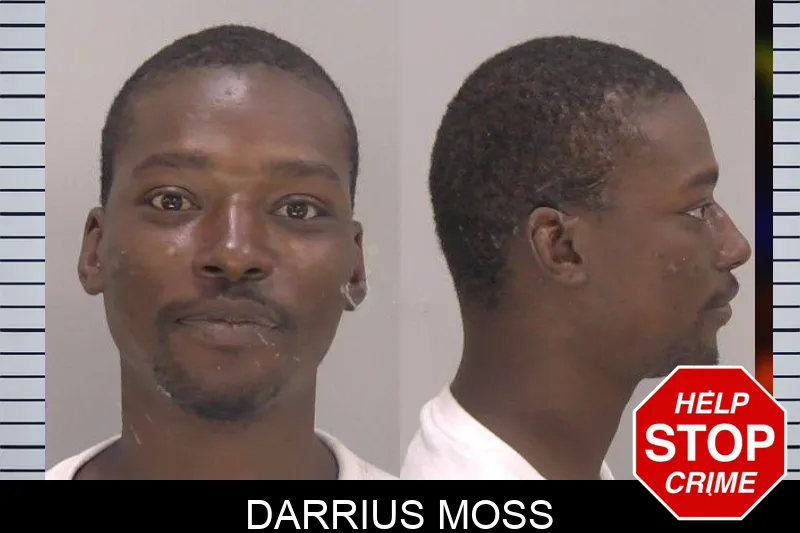 Darrius Moss mugshot