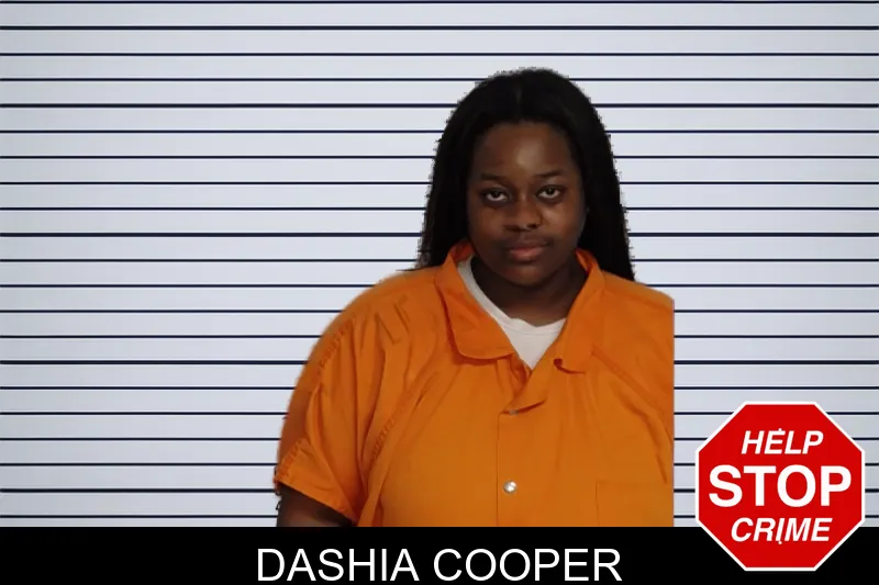 Dashia Cooper mugshot