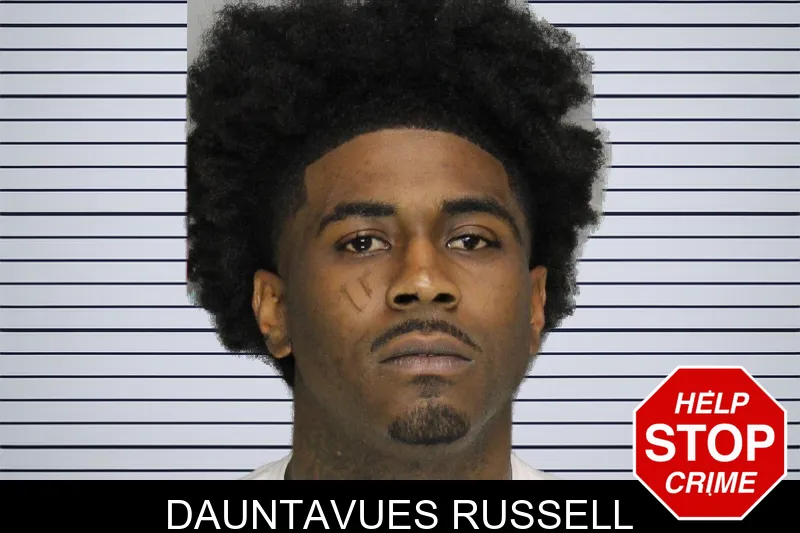 Dauntavues Russell mugshot