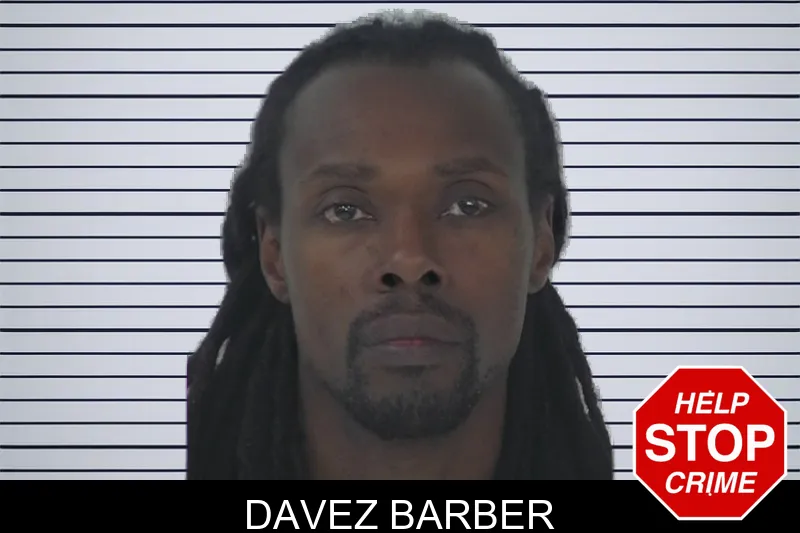 Davez Barber mugshot