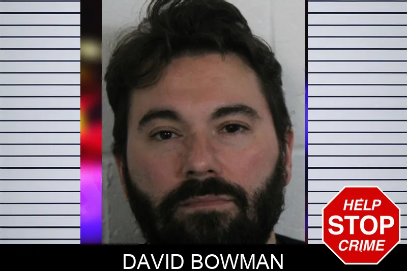 David Bowman mugshot