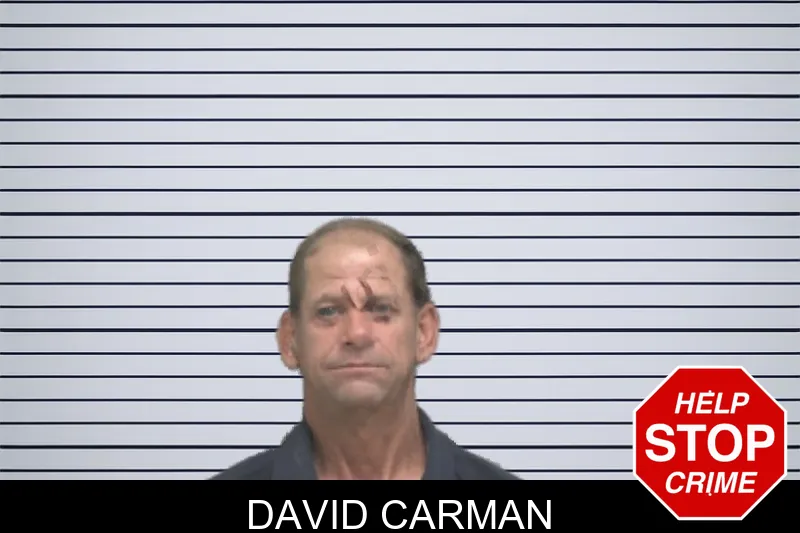 David Carman mugshot