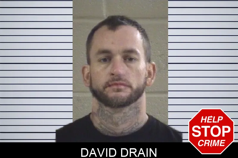 David Drain mugshot