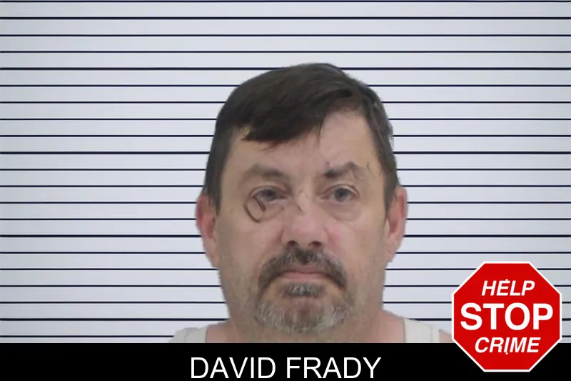 David Frady mugshot