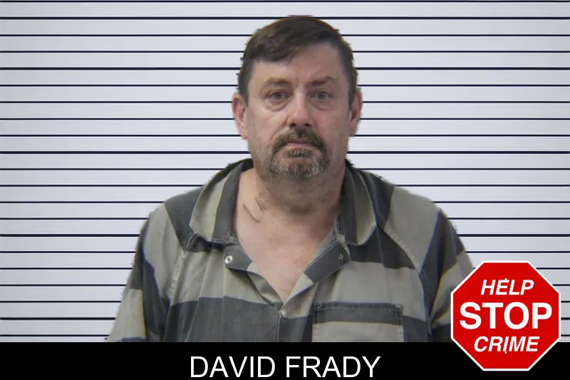 David Frady mugshot