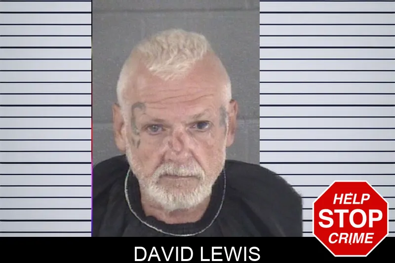 David Lewis mugshot