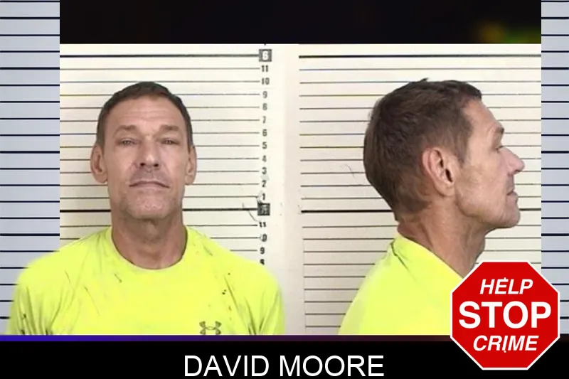 David Moore mugshot