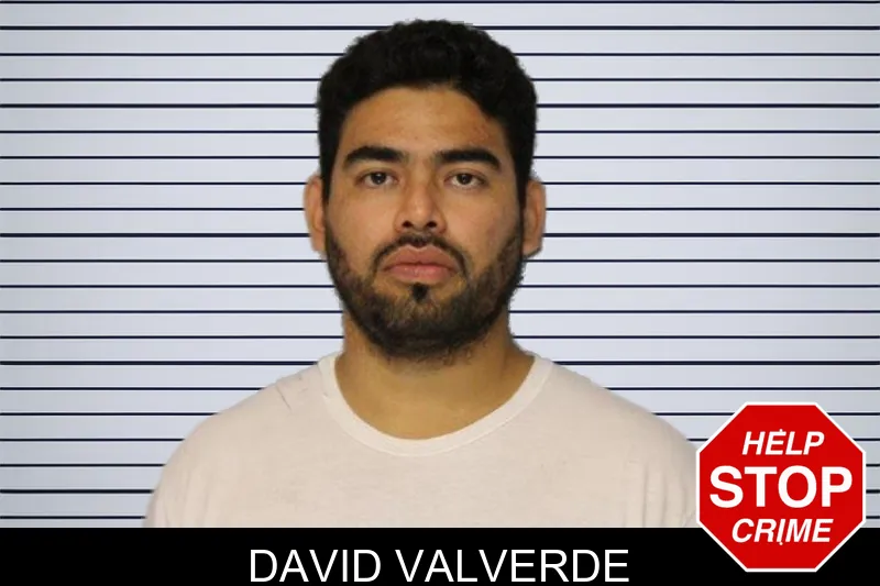 David Valverde mugshot