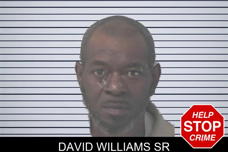 David Williams Sr mugshot