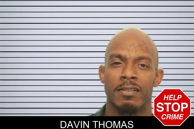 Davin Thomas mugshot