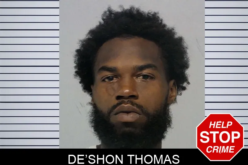 De’Shon Thomas mugshot