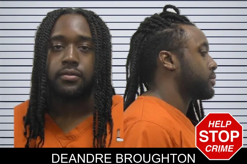 Deandre Broughton mugshot