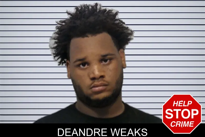 Deandre Weaks mugshot