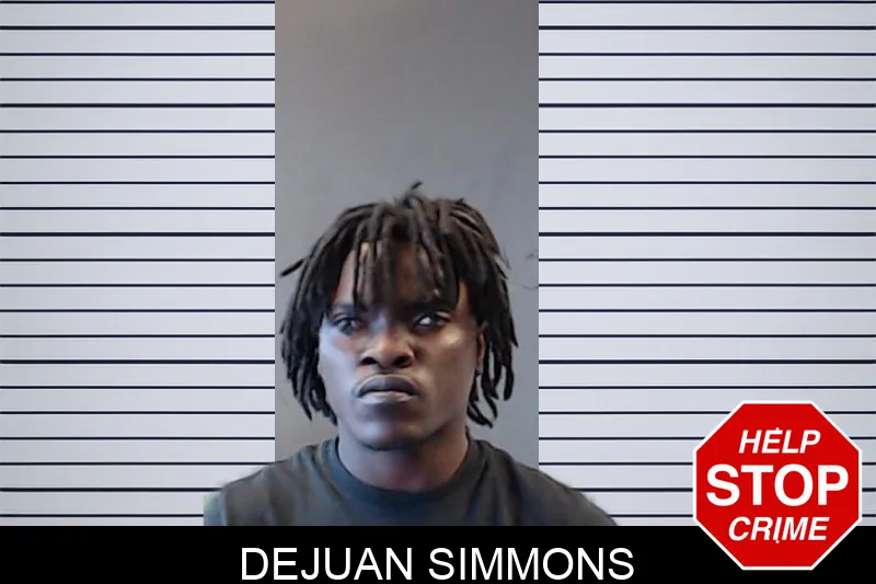 Dejuan Simmons mugshot