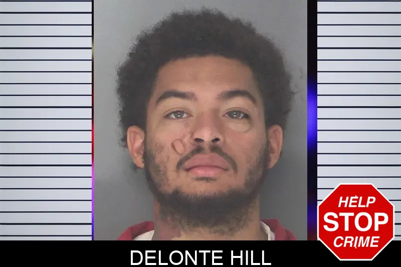 Delonte Hill mugshot