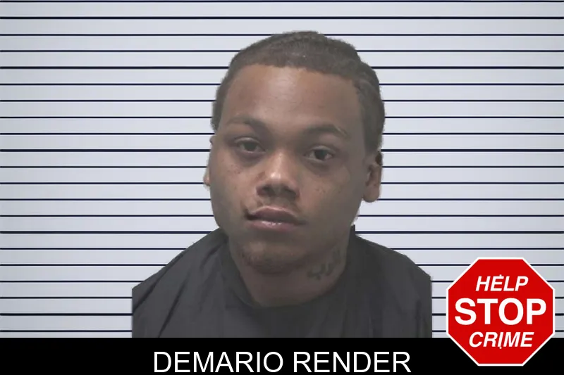 Demario Render mugshot
