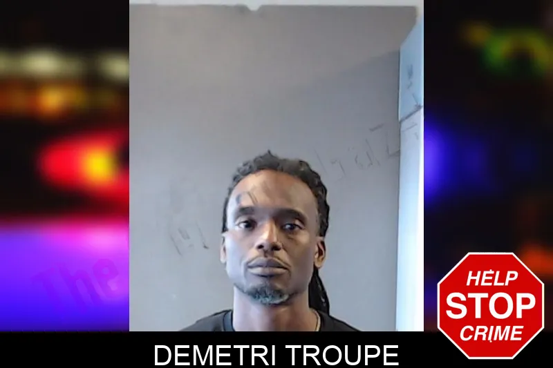 Demetri Troupe mugshot – DeKalb County , Georgia Demetri Troupe mugshot