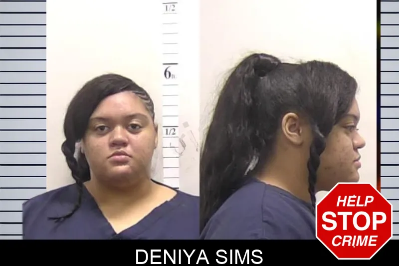 Deniya Sims mugshot