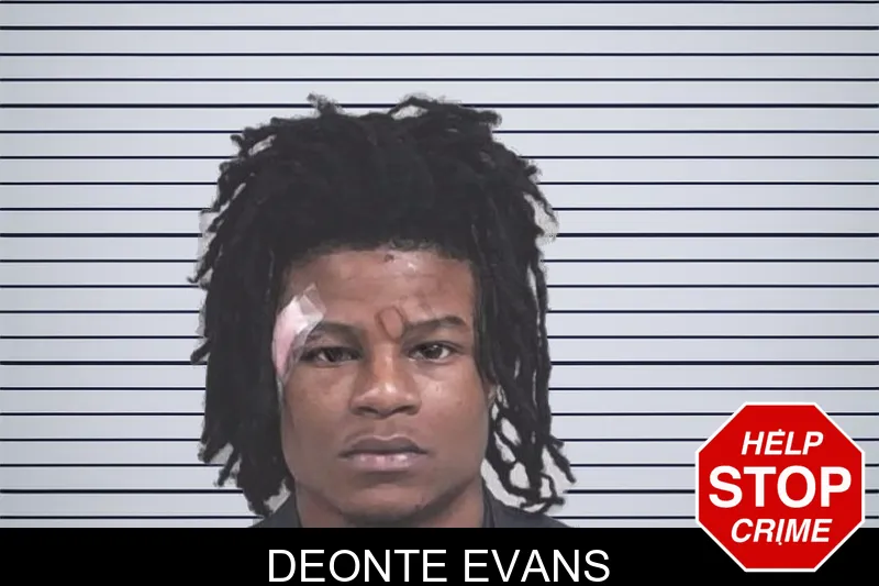 Deonte Evans mugshot