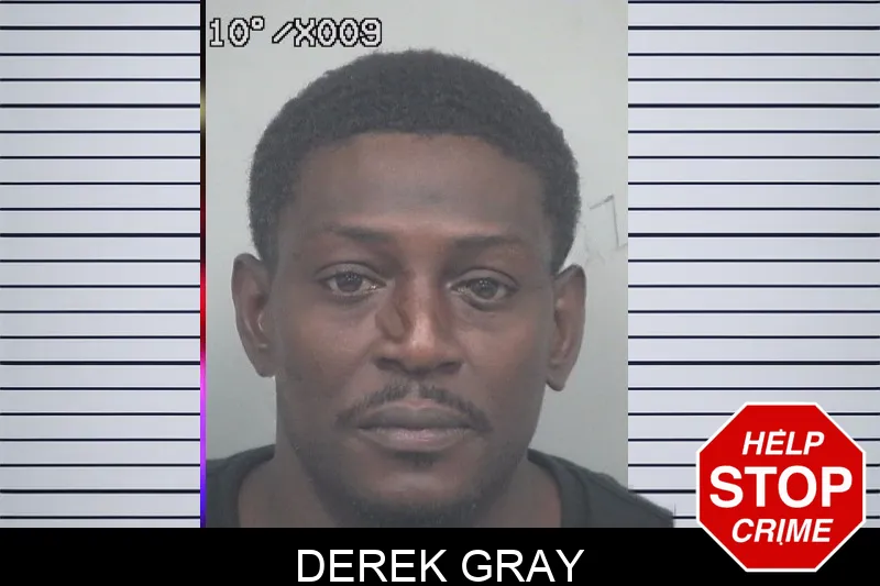 Derek Gray mugshot