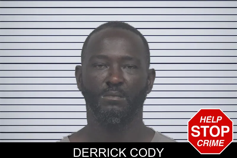 Derrick Cody mugshot