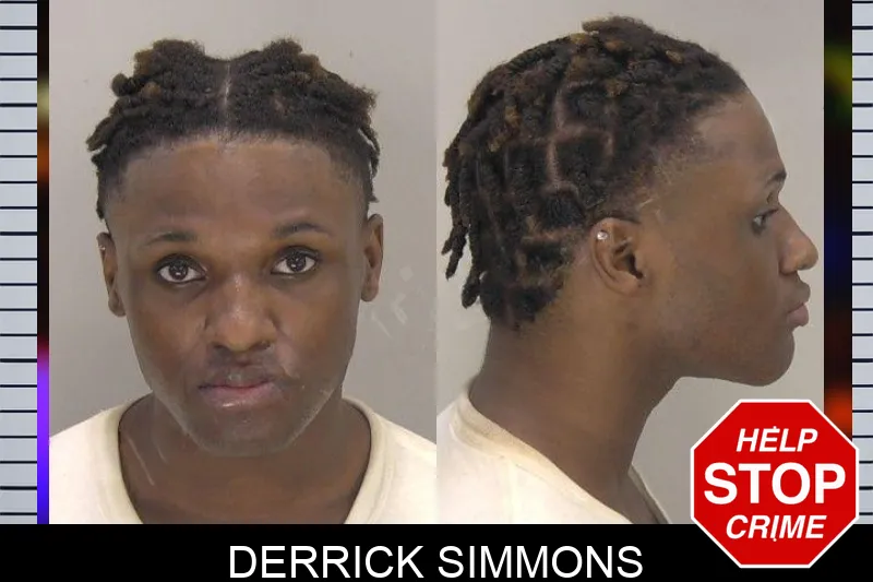 Derrick Simmons mugshot