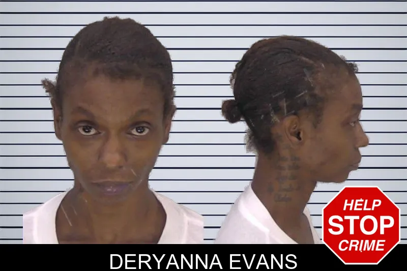 Deryanna Evans mugshot