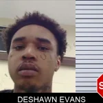 Deshawn Evans mugshot