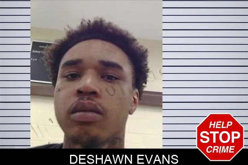 Deshawn Evans mugshot