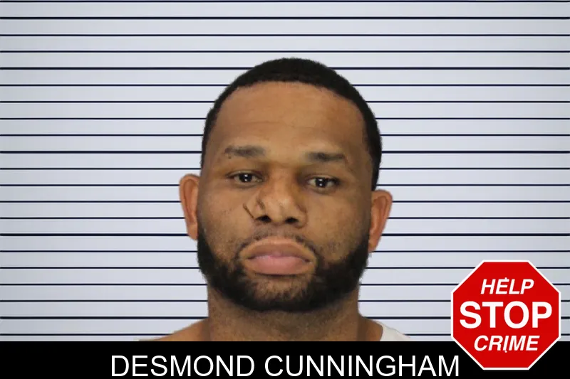 Desmond Cunningham mugshot