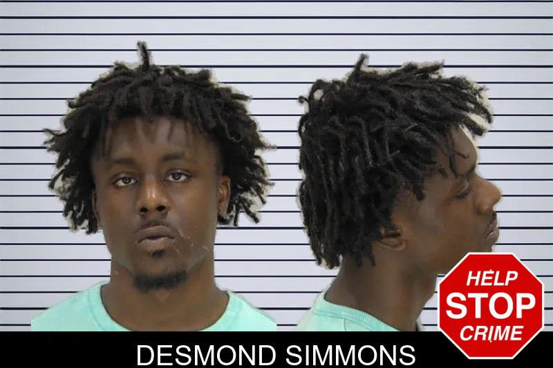 Desmond Simmons mugshot