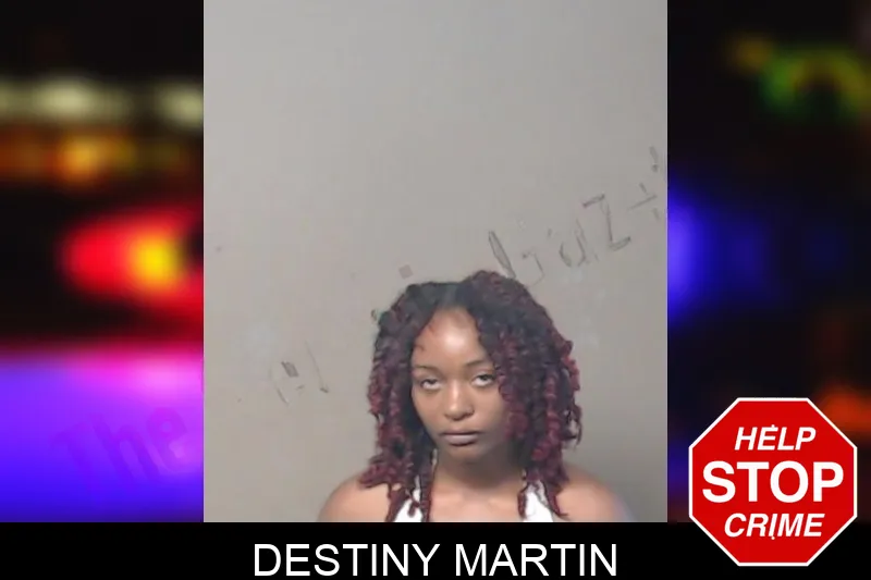 Destiny Martin mugshot