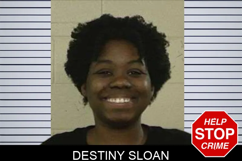 Destiny Sloan mugshot
