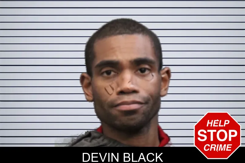 Devin Black mugshot