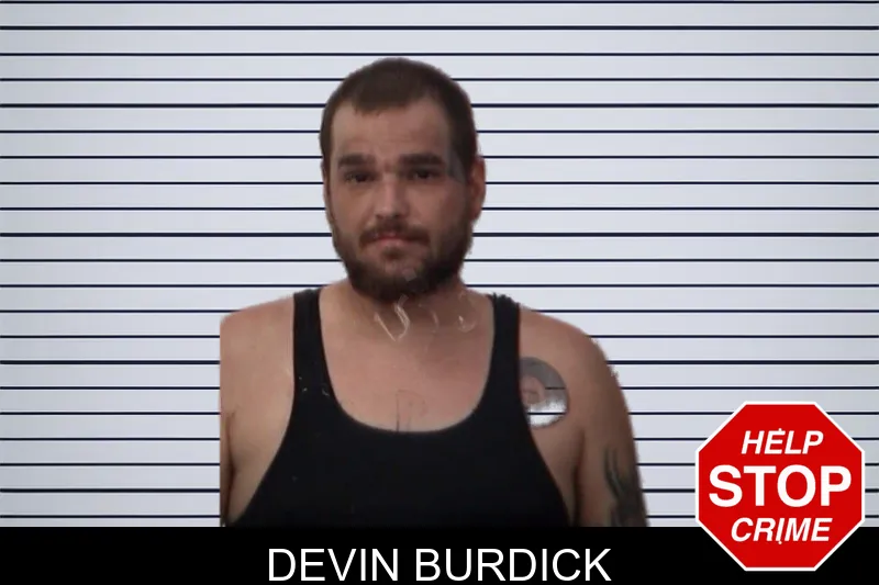 Devin Burdick mugshot
