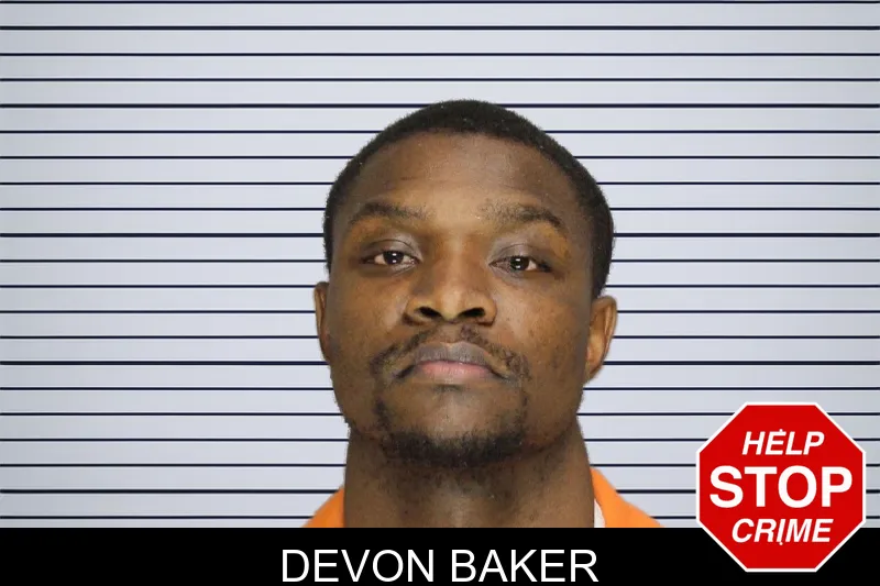 Devon Baker mugshot