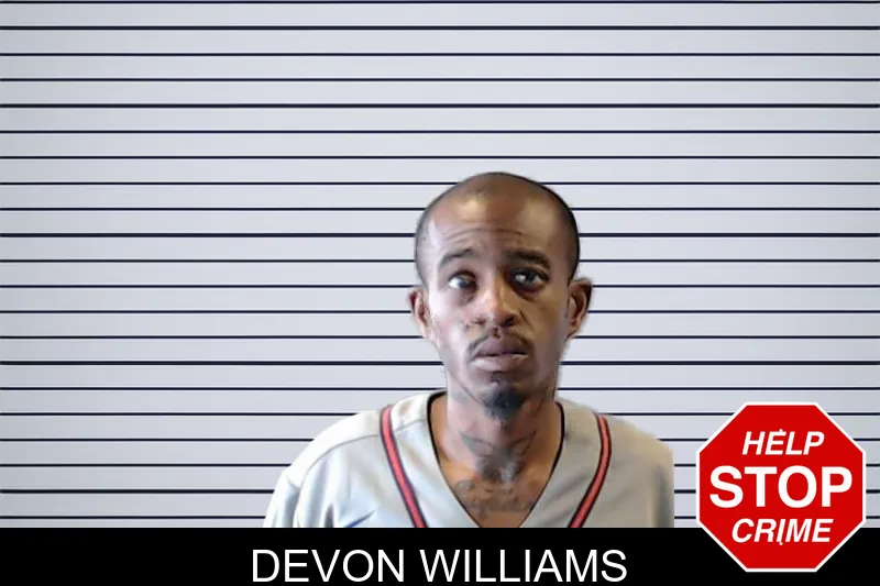 Devon Williams mugshot