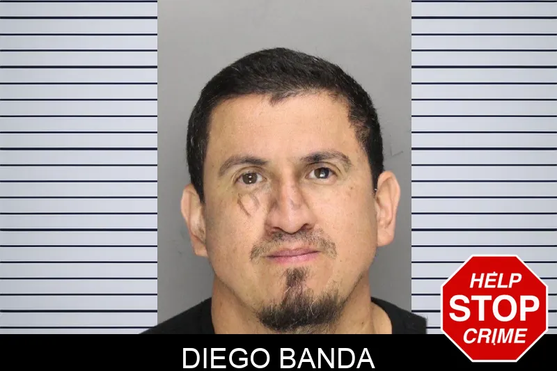 Diego Banda mugshot