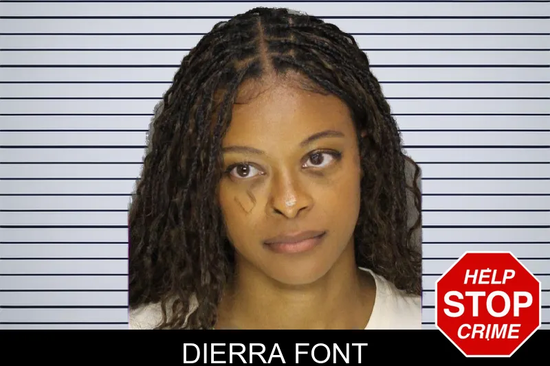 Dierra Font mugshot